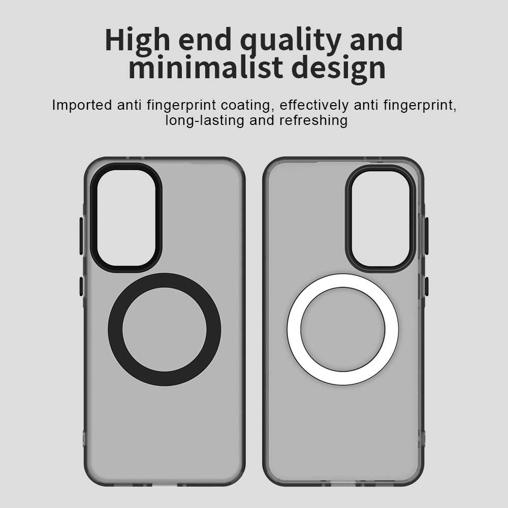 Candy zselés tok MagSafe-val a Samsung Galaxy A36 5G/A56 5G készülékhez - fekete