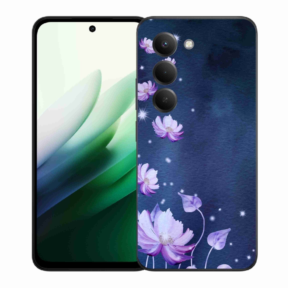 Gél borító mmCase a Xiaomi Redmi 15 5G számára - hulló virágok