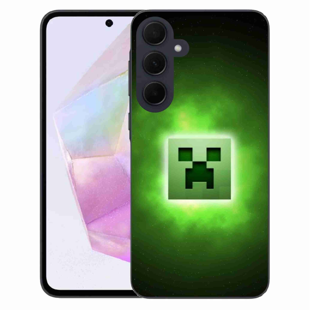 Zselés borítás mmCase Samsung Galaxy A35 5G - minecraft