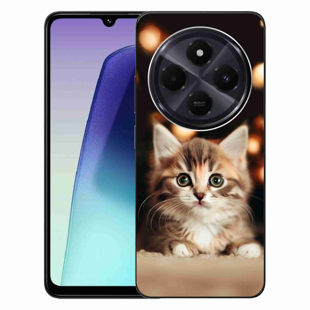 Gél borítás mmCase a Xiaomi Redmi 14C/Poco C75-hez - aranyos cica 2