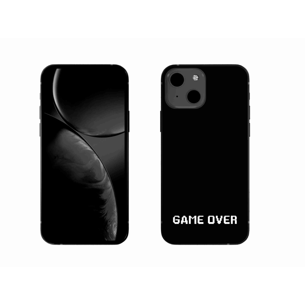 Gél borítás mmCase iPhone 13 6.1 készülékhez - játék fekete háttérrel