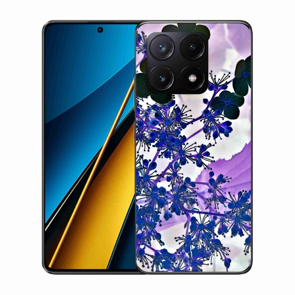Gél borítás mmCase a Xiaomi Poco X6 Pro 5G számára - hortenzia virág