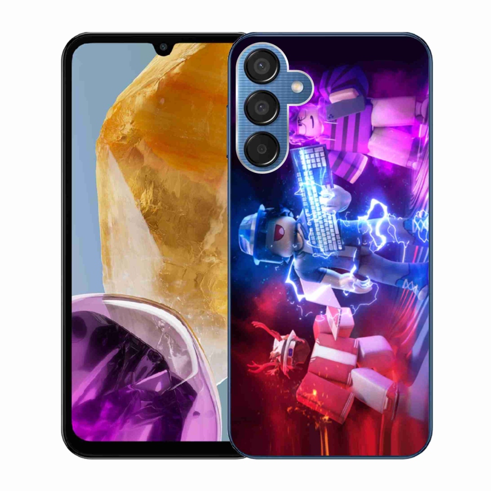 Gél védőburkolat mmCase Samsung Galaxy M15 5G - roblox