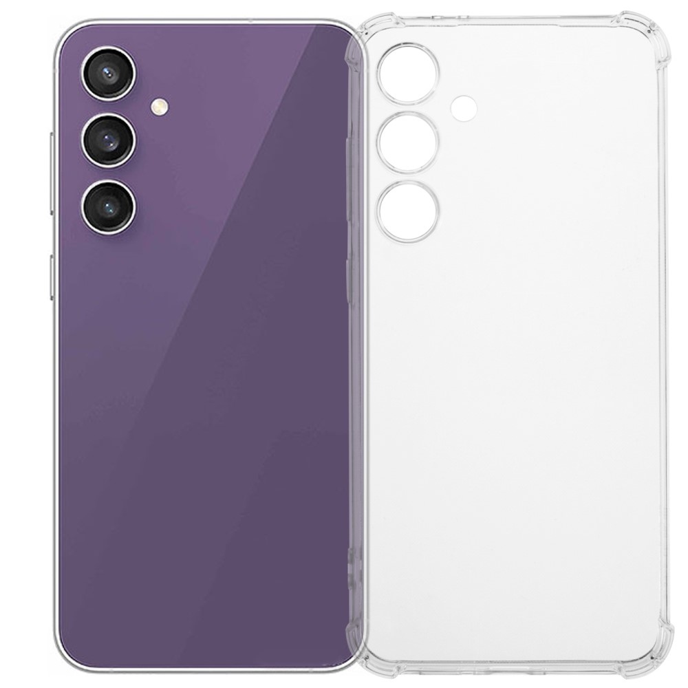 Átlátszó zselés tok Samsung Galaxy S24 FE készülékhez - átlátszó