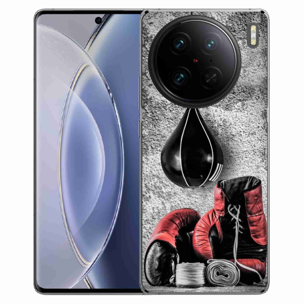 Zselés borítás mmCase a Vivo X90 Pro számára - bokszzsák és kesztyűk