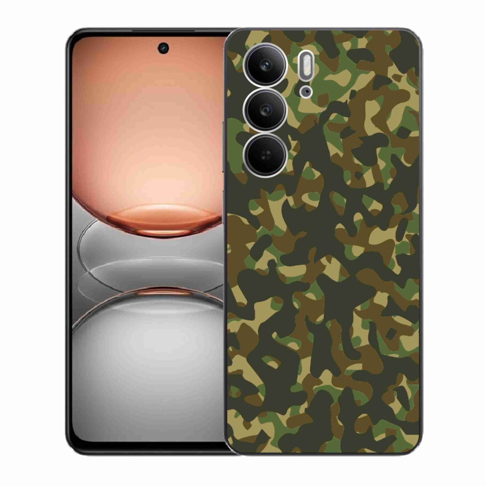 Zselés borítás mmCase a Realme C75 készülékhez - álcázó mintázat 1