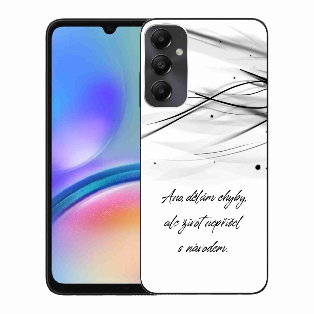 Gél borítás mmCase Samsung Galaxy A05s készülékhez - idézem fehér háttér