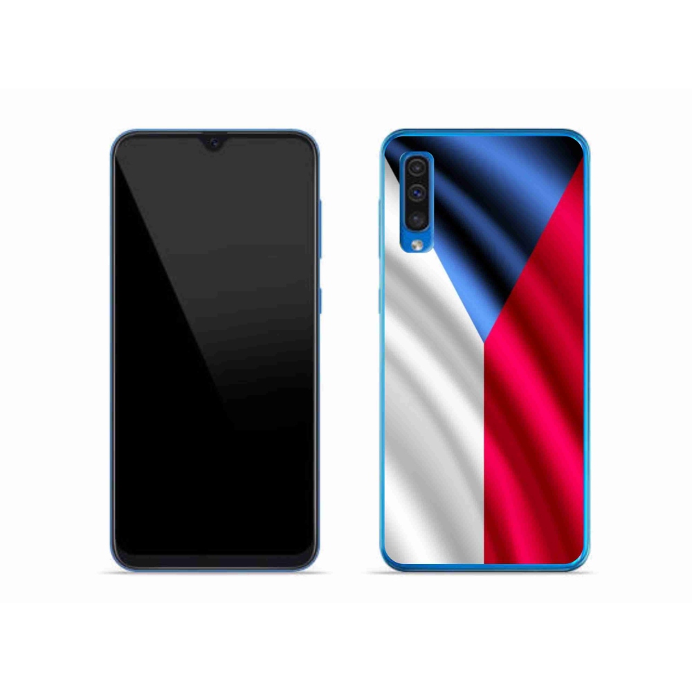 Gél védőhuzat mmCase Samsung Galaxy A50 - cseh zászlóhoz