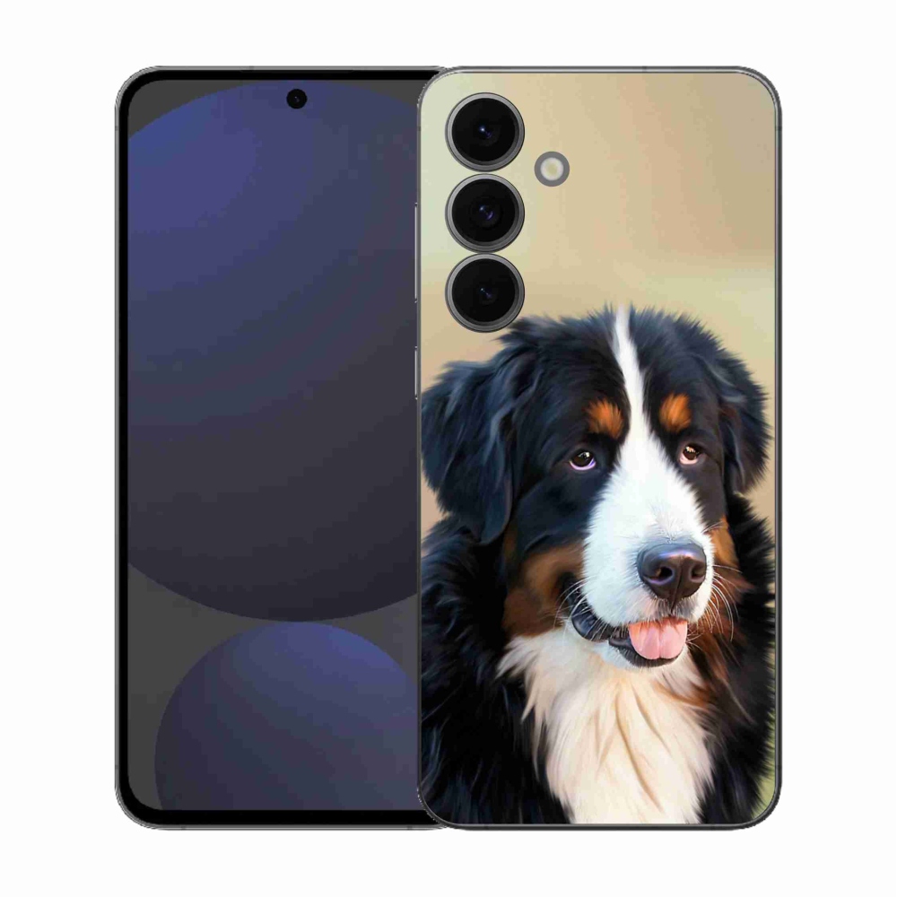 Gél borítás mmCase Samsung Galaxy S25 FE - Berni hegyi kutya számára