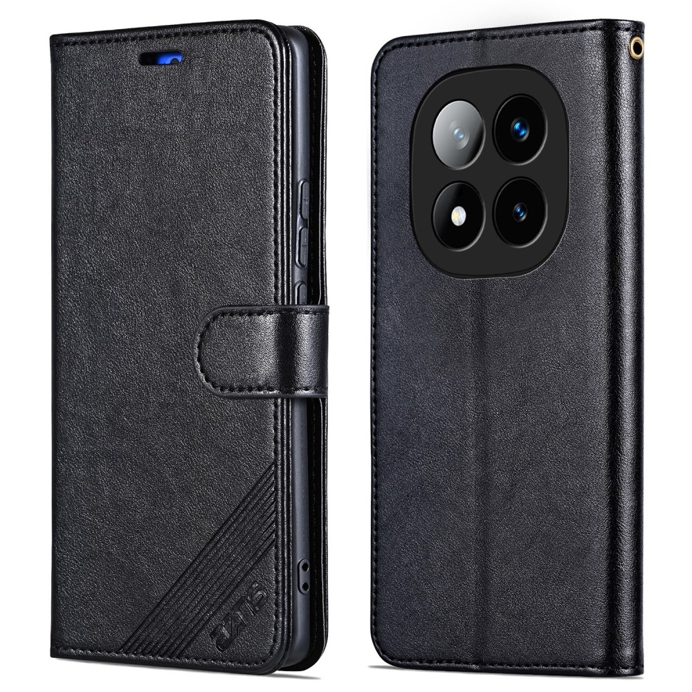 AZNS könyv tok a Xiaomi Redmi Note 14 Pro 5G/Poco X7 5G számára - fekete