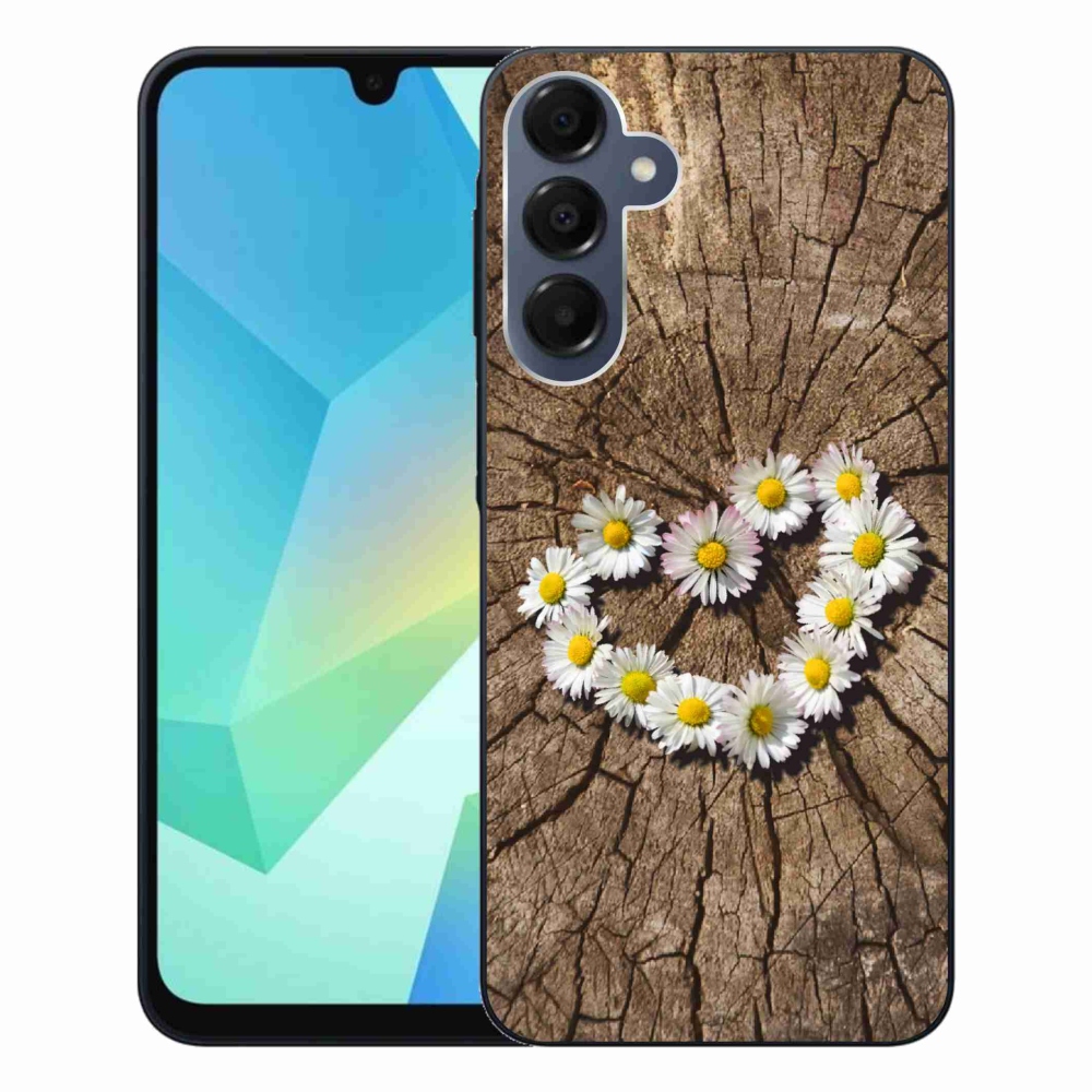 Zselés borítás mmCase Samsung Galaxy A16 4G/5G készülékhez - százszorszépek szíve