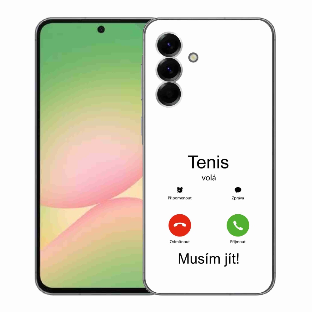 Gél borítás mmCase Samsung Galaxy A56 5G - tenisz hívások fehér háttérrel