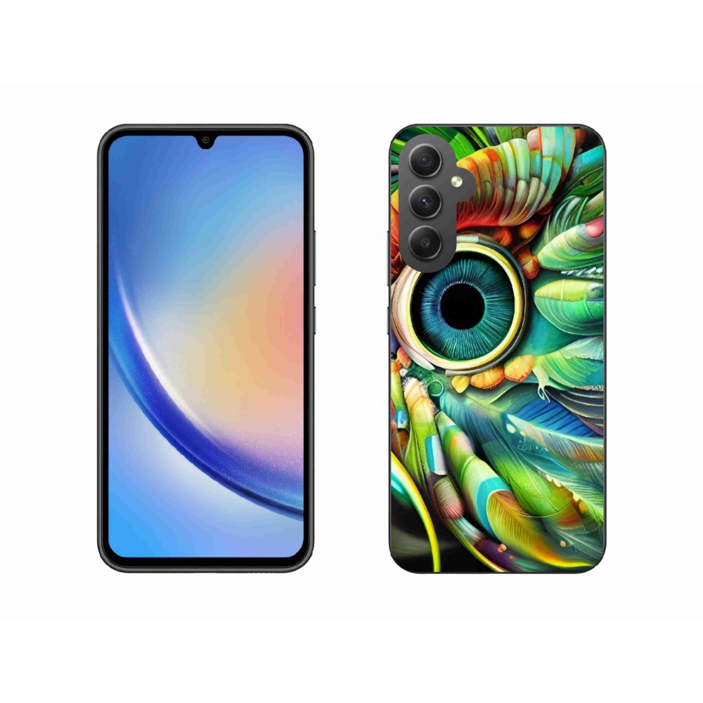 Gél borítás mmCase Samsung Galaxy A34 5G - absztrakt motívum 18