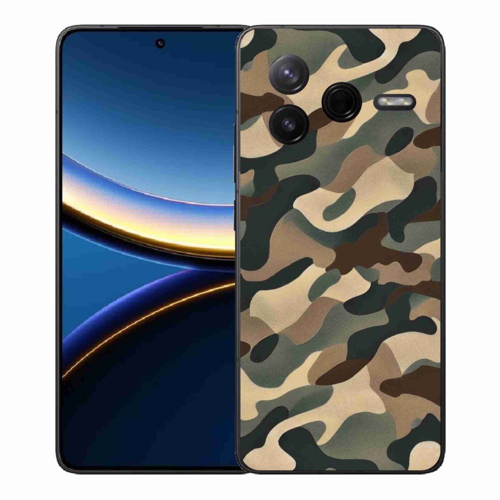 Gél borítás mmCase a Xiaomi Poco F7 Pro számára - terepszínű minta 11