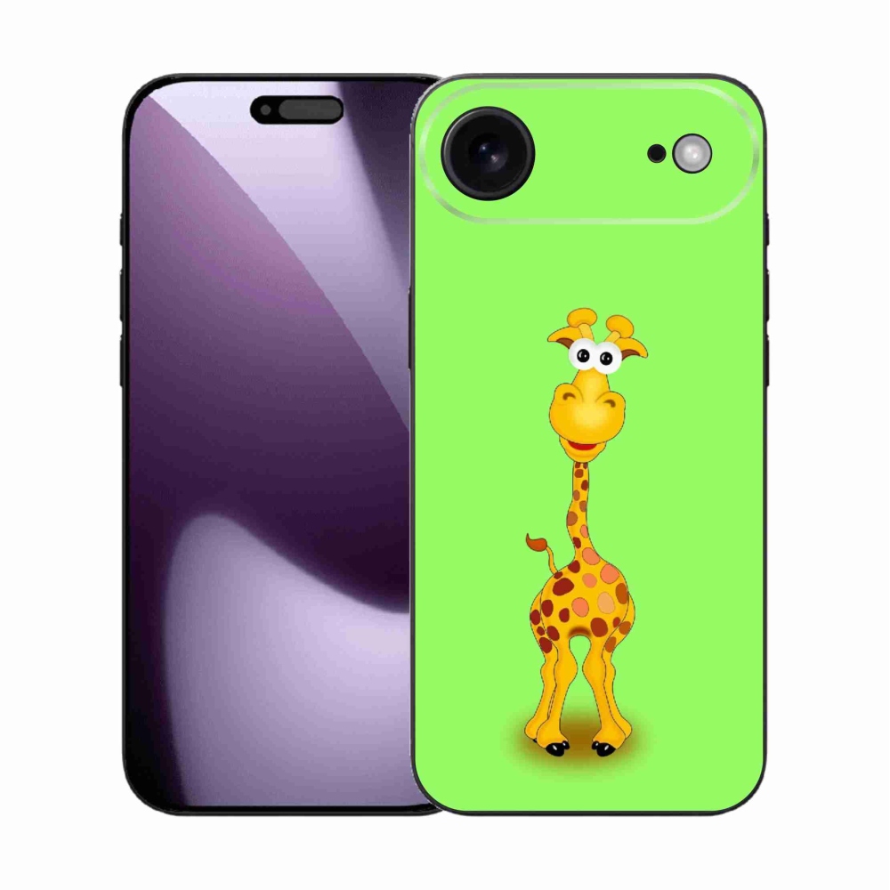 Zselés borítás mmCase iPhone 17 Air készülékhez - rajzfilm zsiráf