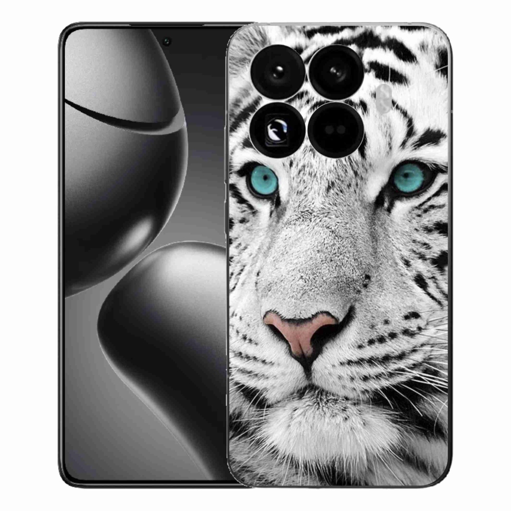 Gél borítás mmCase a Xiaomi 15T Pro számára - fehér tigris