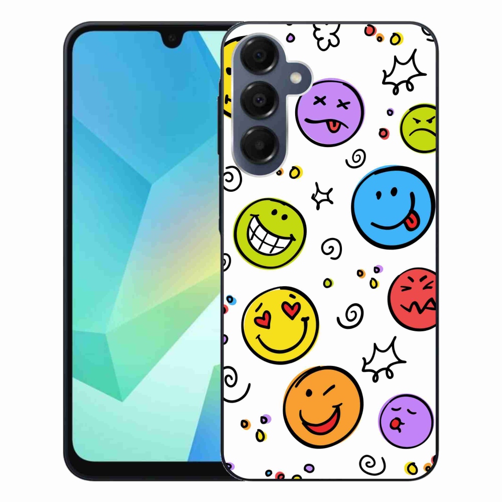 Gél borítás mmCase Samsung Galaxy A16 4G/5G készülékhez - smiley-k