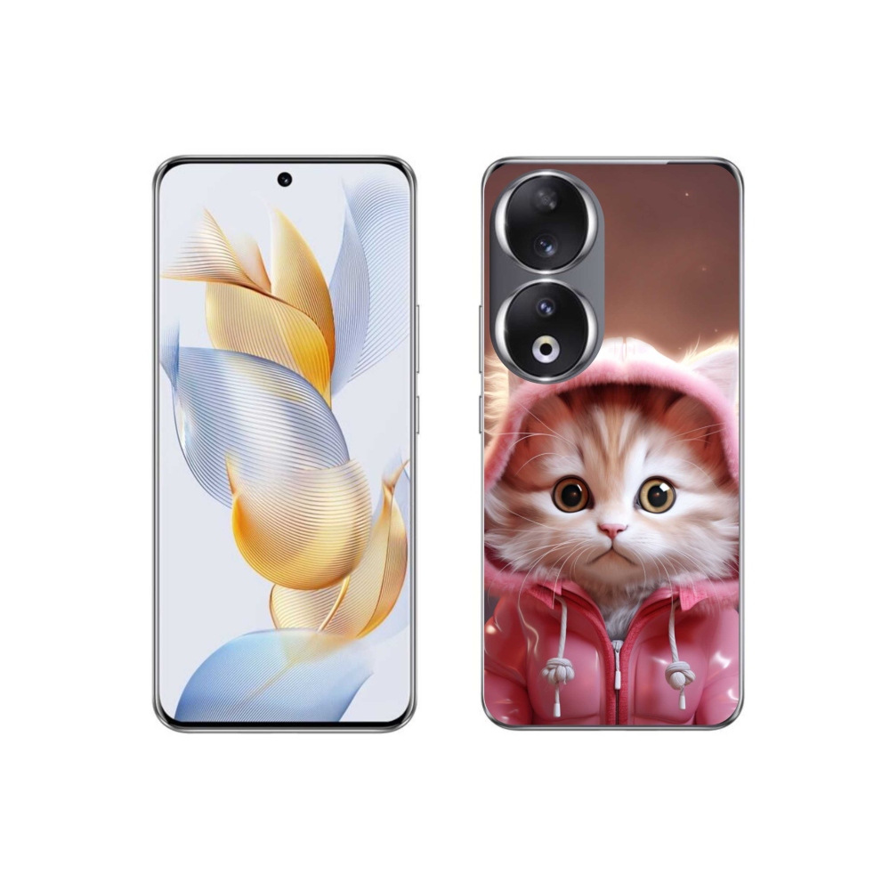 Gél borító mmCase a Honor 90-hez - aranyos cica 3