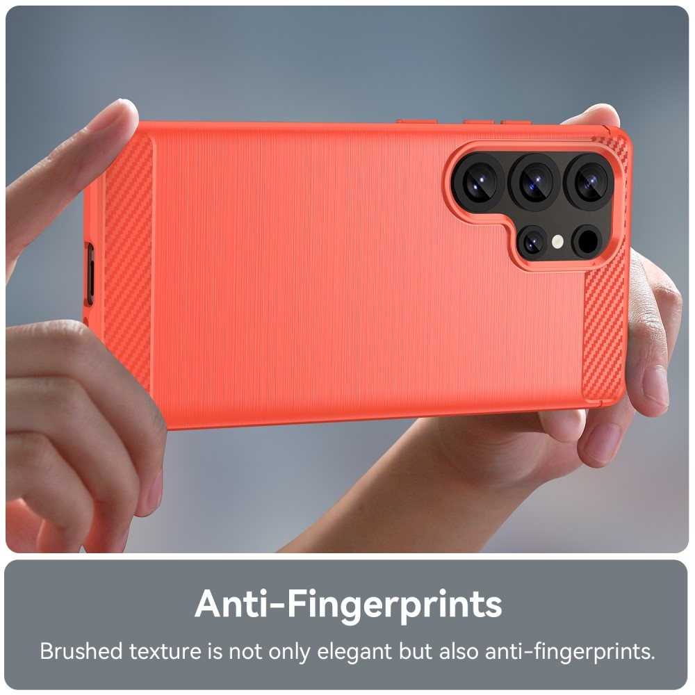 Szénálló zselés tok Samsung Galaxy S25 Ultra készülékhez - piros