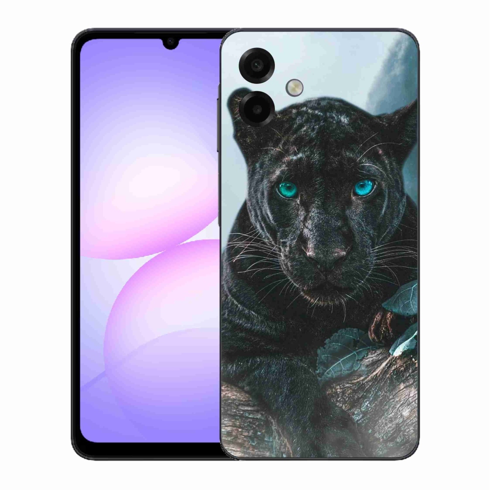 Gél védőhuzat mmCase Samsung Galaxy A07 4G - fekete párduc