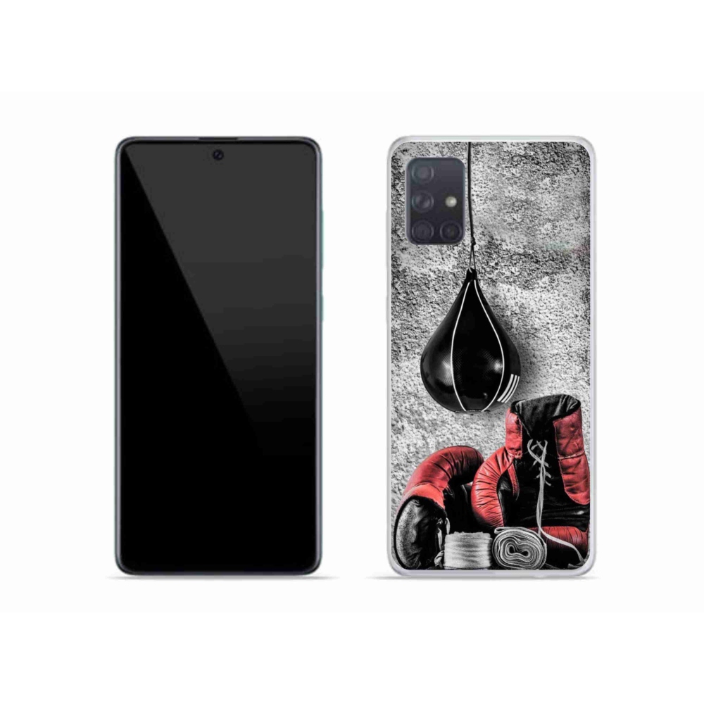 Gél borítás mmCase Samsung Galaxy A51 készülékhez - bokszzsák és kesztyűk