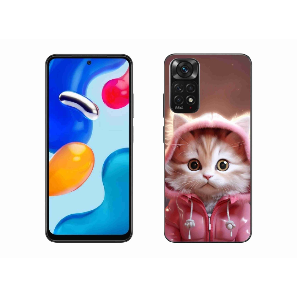 Gél borító mmCase a Xiaomi Redmi Note 11S 4G-hez - aranyos cica 3