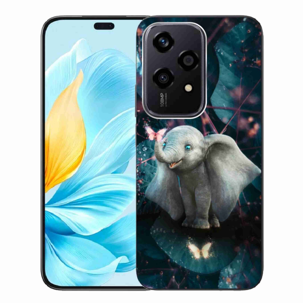 Zselés borítás mmCase a Honor 200 Lite 5G számára - aranyos elefánt