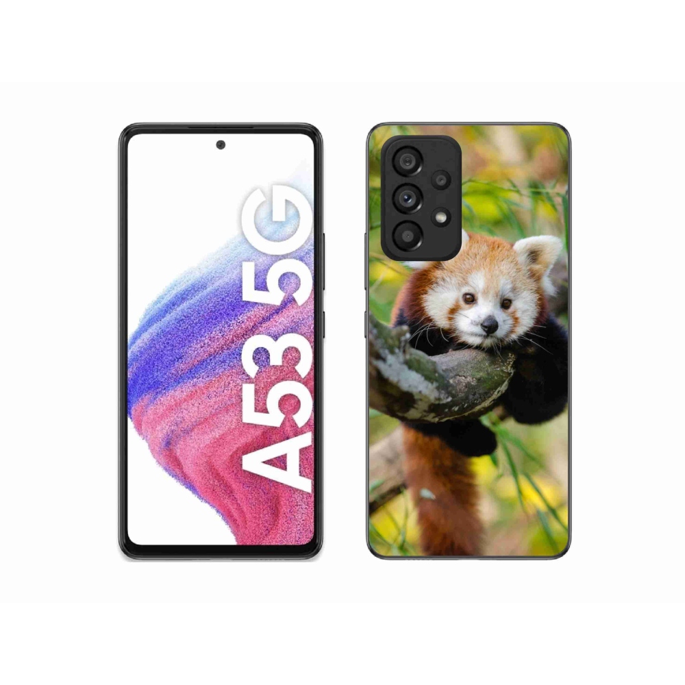 Zselés borítás mmCase Samsung Galaxy A53 5G - pandavörös