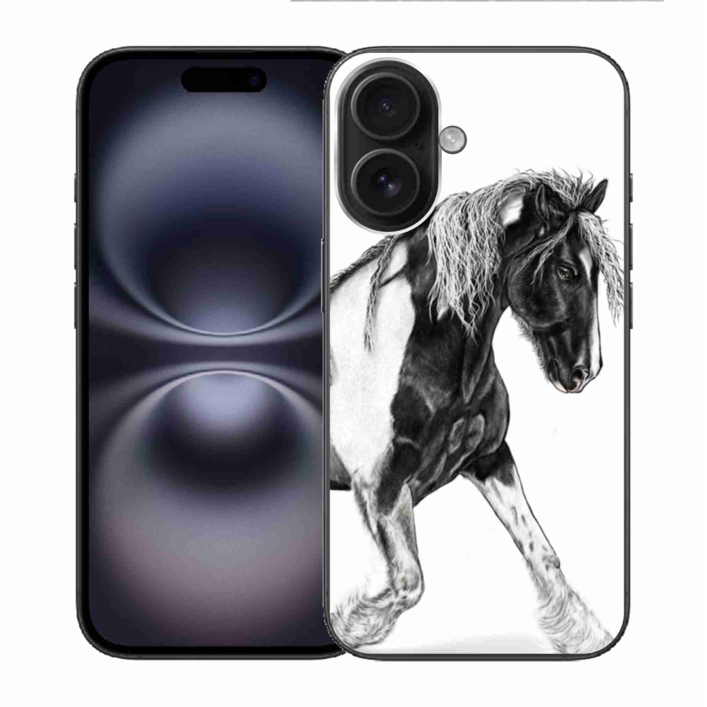 Zselés borítás mmCase iPhone 16-hoz - ló