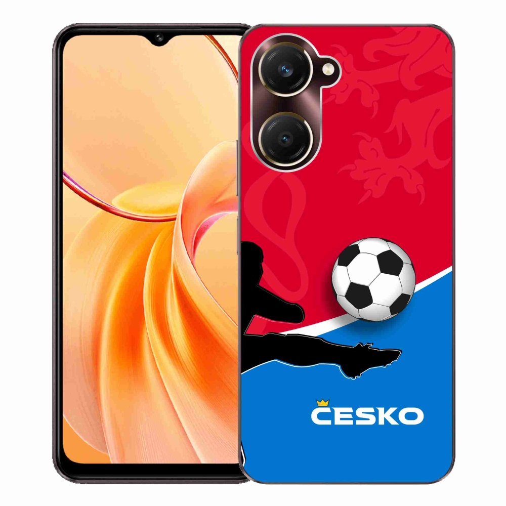 Gél borítás mmCase a Vivo Y28s 5G - futball Csehország 2