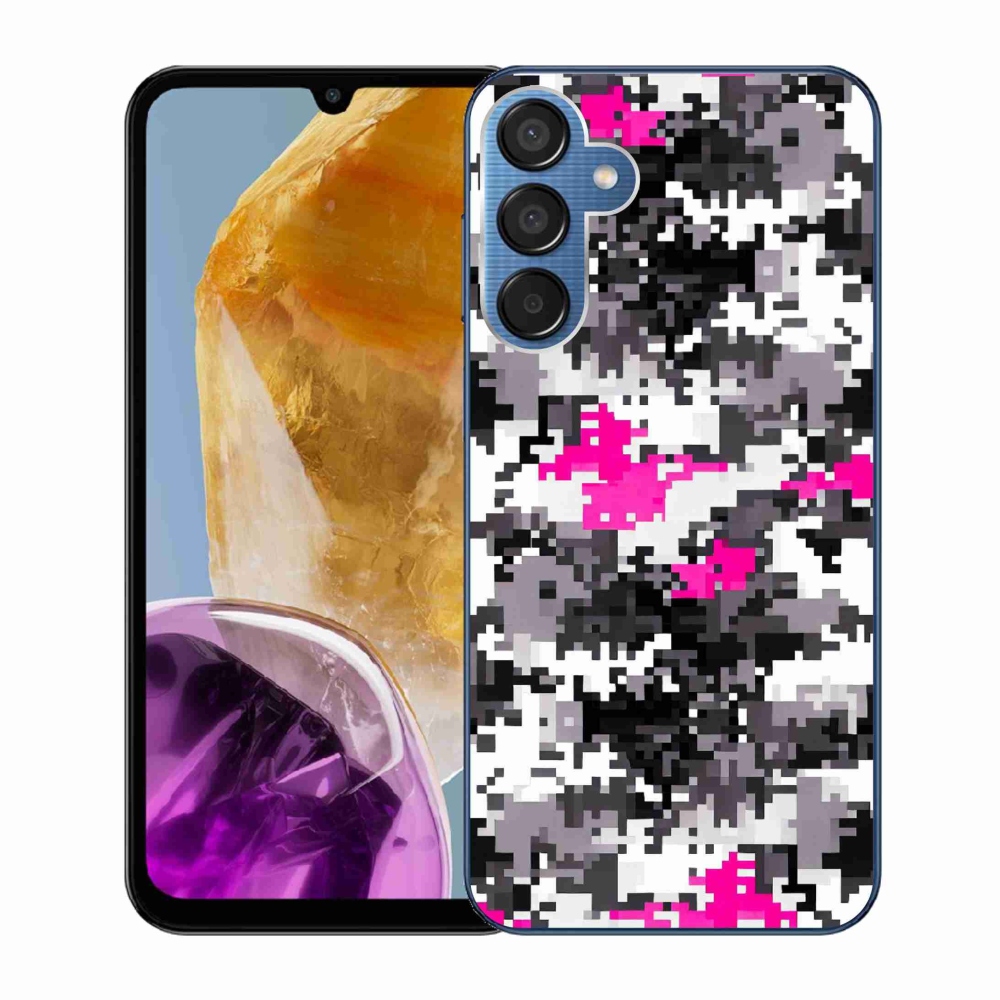 Zselés borítás mmCase Samsung Galaxy M15 5G - terepszínű minta 4