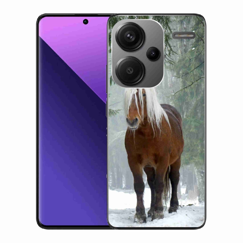 Gél tok mmCase a Xiaomi Redmi Note 13 Pro+ 5G számára - ló az erdőben