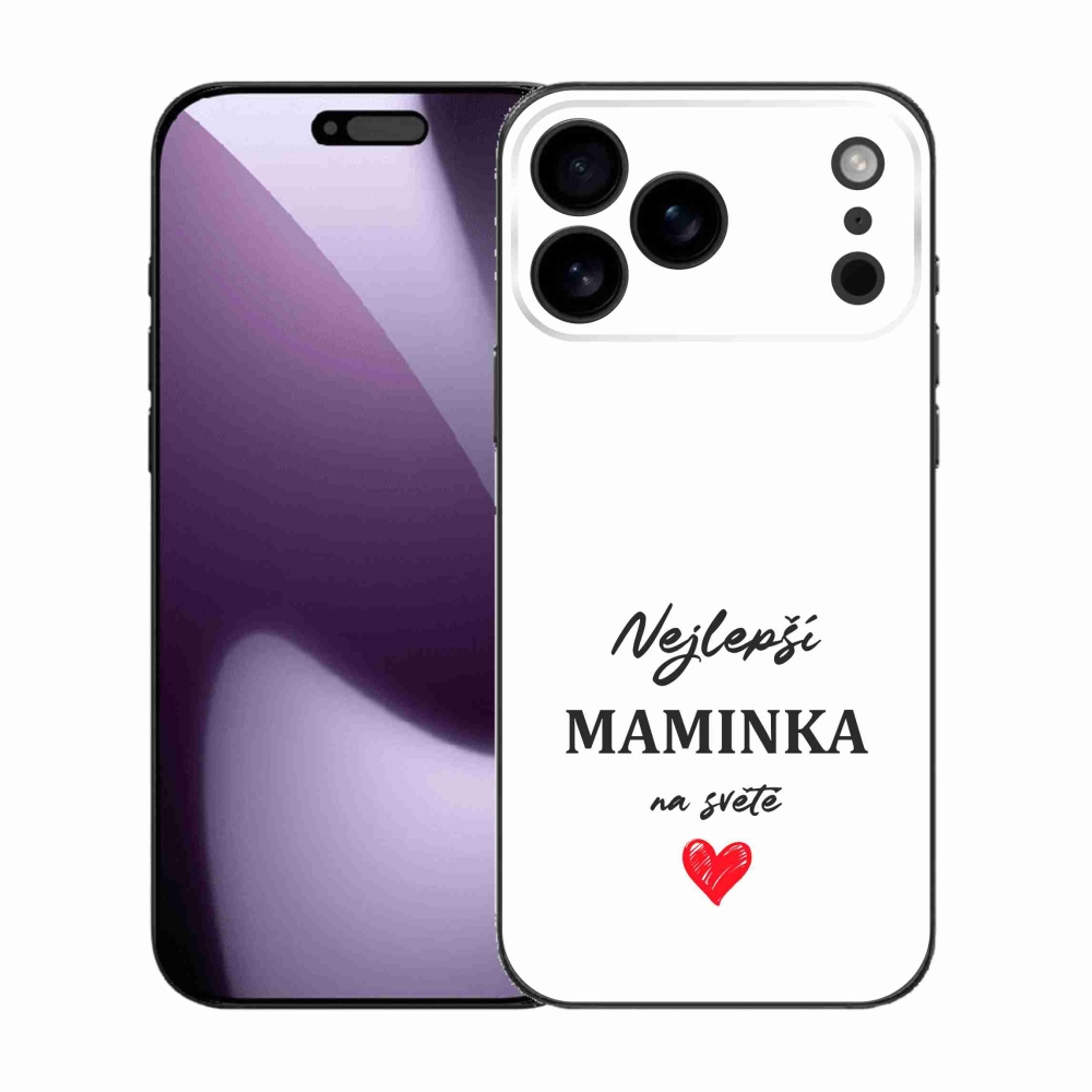 Gél borítás mmCase iPhone 17 Pro Max készülékhez - Best Mom 1 Fehér háttér