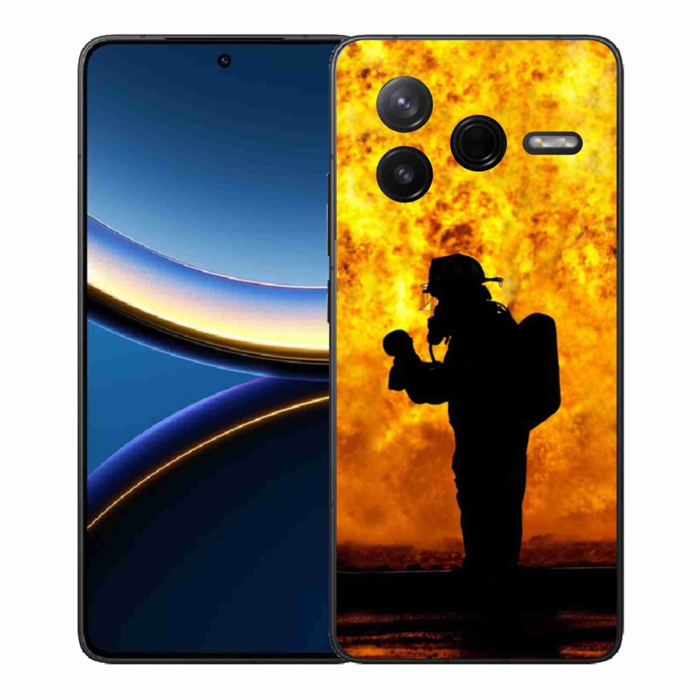 Gél borítás mmCase a Xiaomi Poco F7 Pro számára - tűzoltó