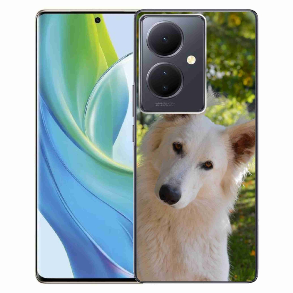 Gél borítás mmCase a Vivo V29 Lite 5G-hez - fehér svájci pásztor 1