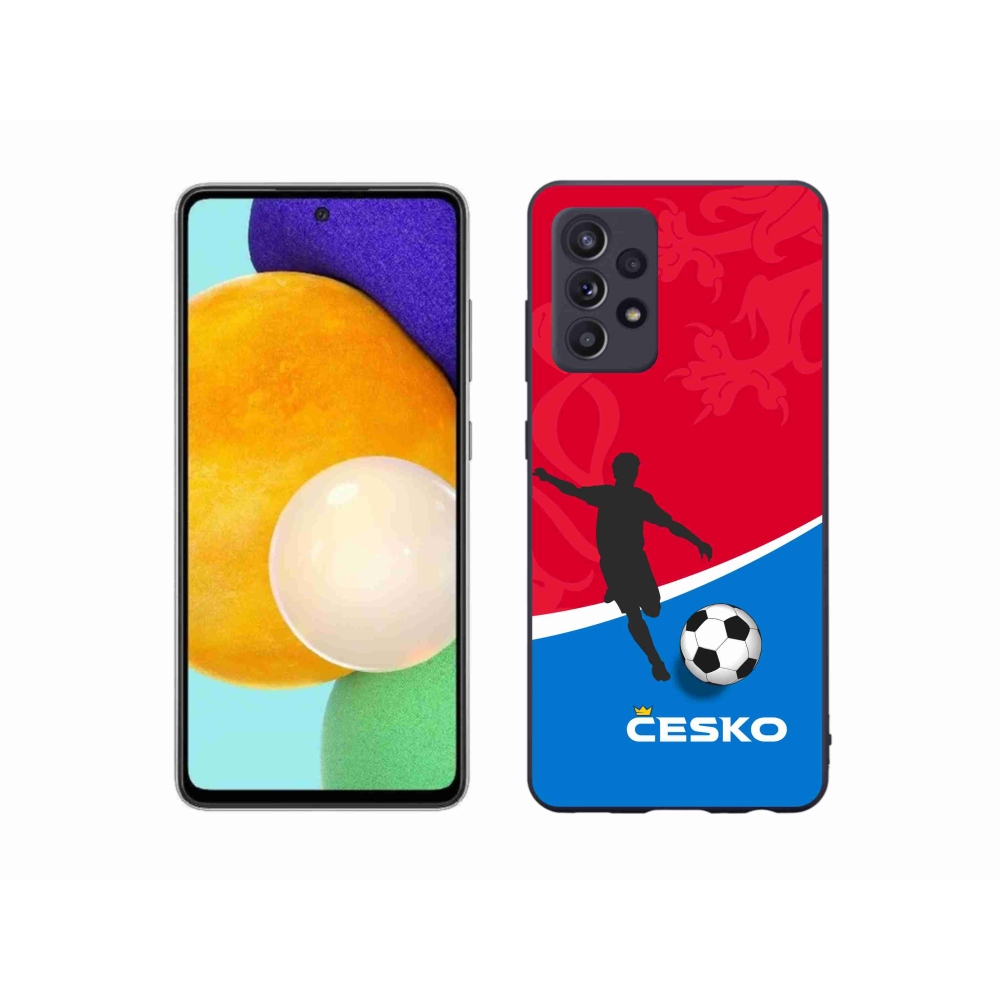 Gél védőhuzat mmCase Samsung Galaxy A52/A52 5G - foci Csehország