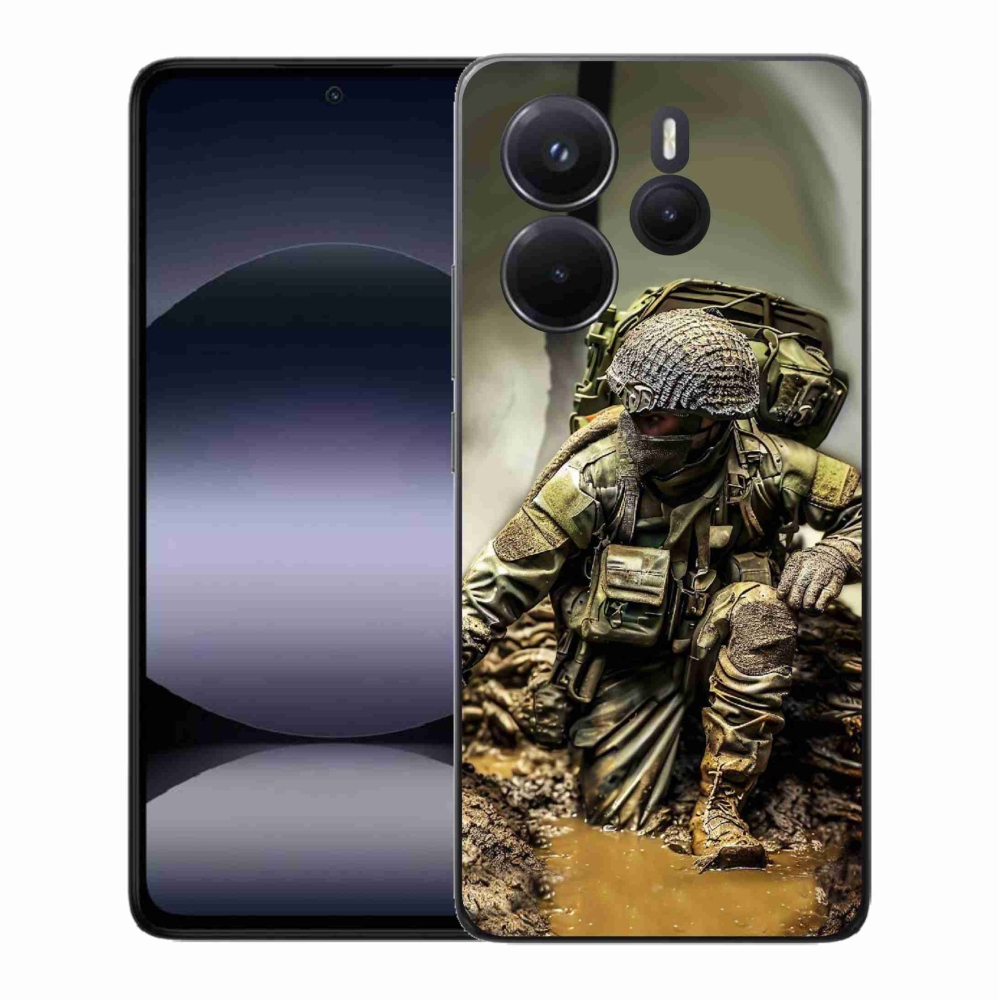 Gél borítás mmCase a Xiaomi Redmi Note 14-hez - katona