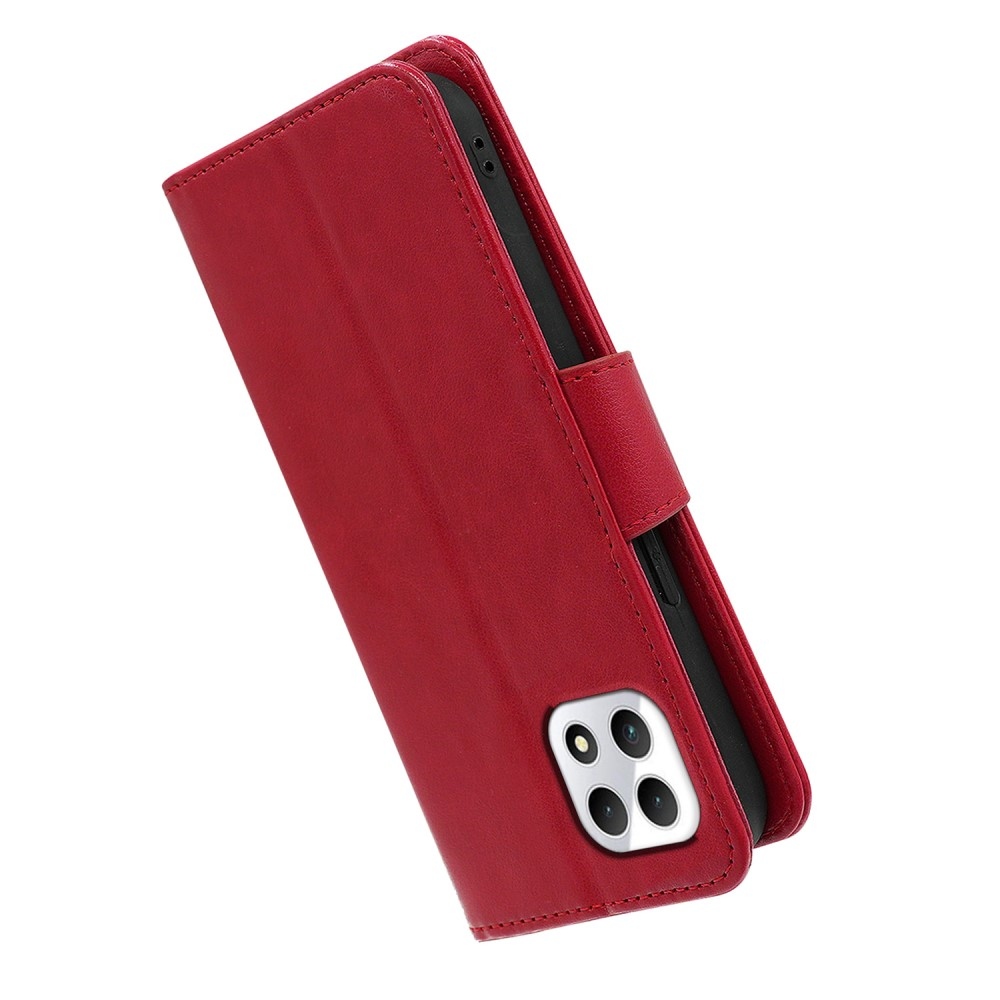 Erős könyves tok a T-Mobile T Phone 2 készülékhez - piros színű