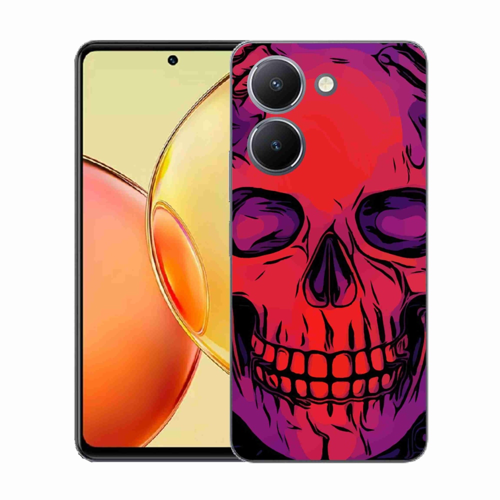 Zselés borítás mmCase a Vivo Y36-hoz - koponya