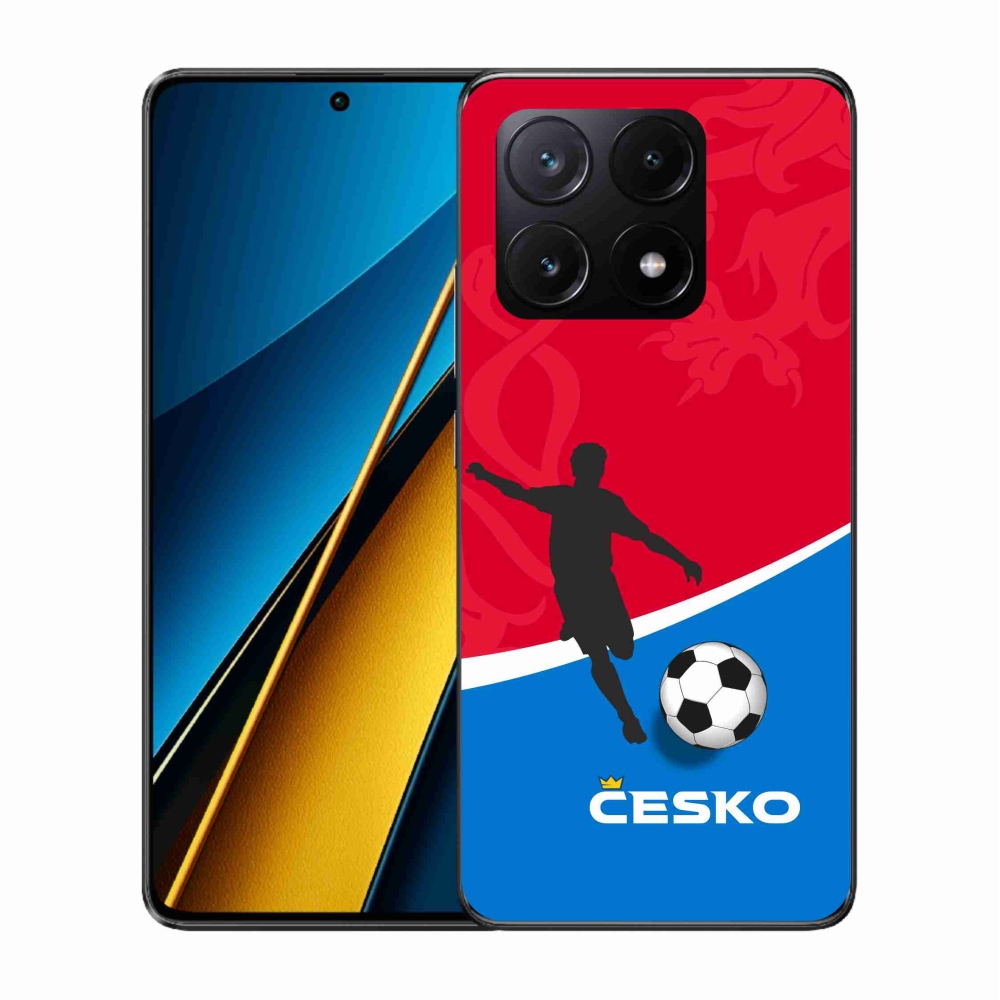 Gél borítás mmCase a Xiaomi Poco X6 Pro 5G-hez - futball Csehország