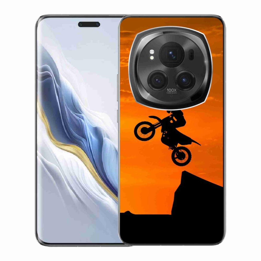 Zselés borítás mmCase a Honor Magic 6 Pro 5G számára - motocross