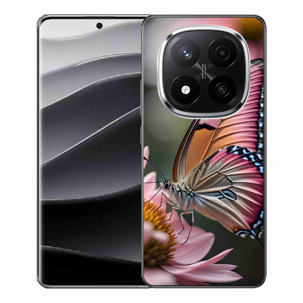 Gél borítás mmCase a Xiaomi Redmi Note 14 Pro+ 5G számára - színes pillangó