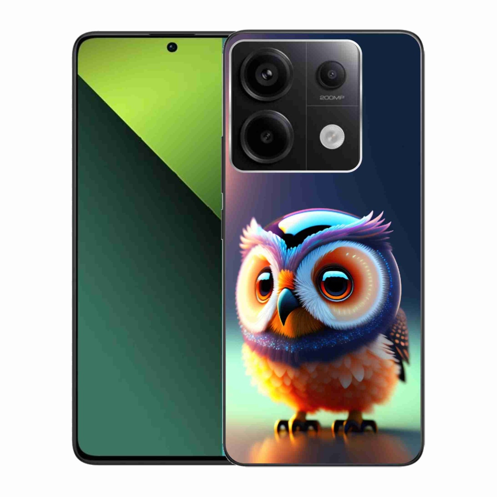 Gél borítás mmCase a Xiaomi Redmi Note 13 Pro 5G/Poco X6 5G számára - bagoly