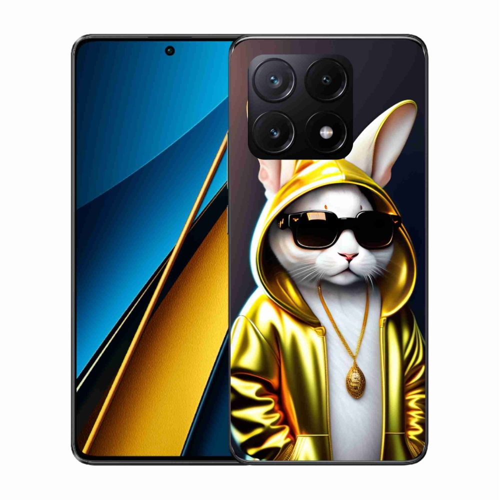 Gél borítás mmCase a Xiaomi Poco X6 Pro 5G számára - cat boss