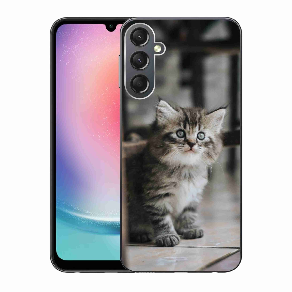 Gél borítás mmCase Samsung Galaxy A24 készülékhez - cica