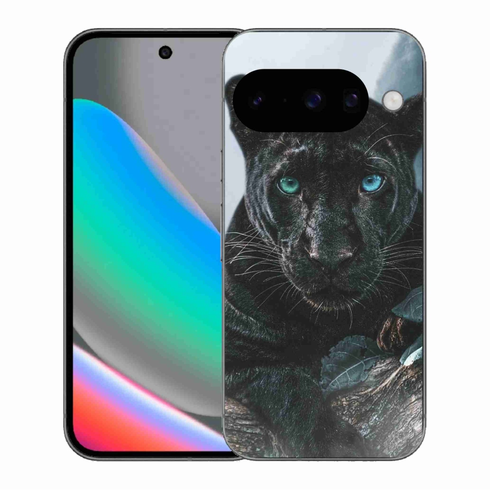 Zselés borítás mmCase a Google Pixel 10 készülékhez - fekete párduc