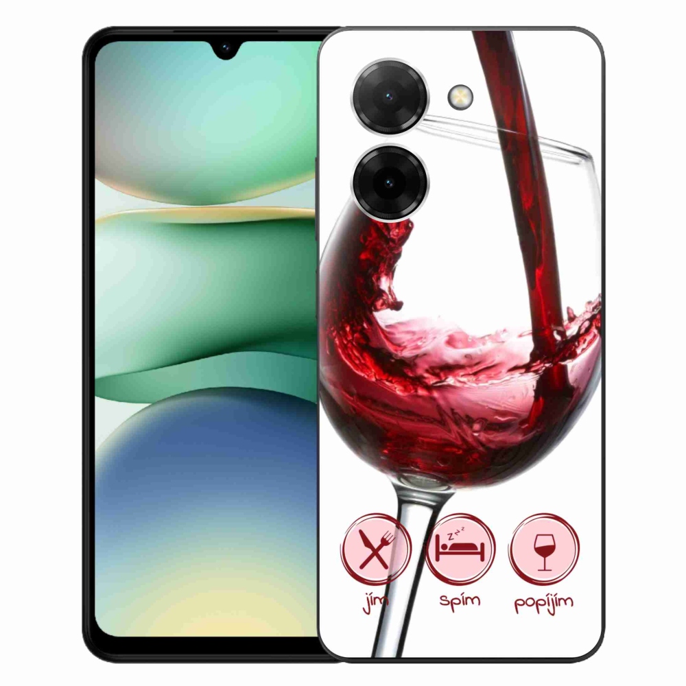 Gél borítás mmCase a Xiaomi Redmi A5 (171.7x77.8x8.3mm) - borospohár piros