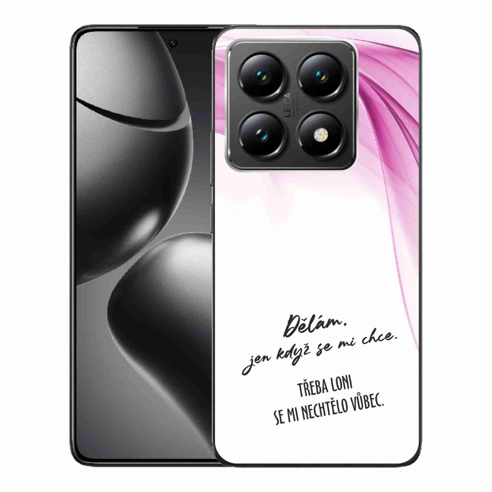 Gél borító mmCase a Xiaomi 14T-hez - vicces szöveg 12 fehér háttérrel