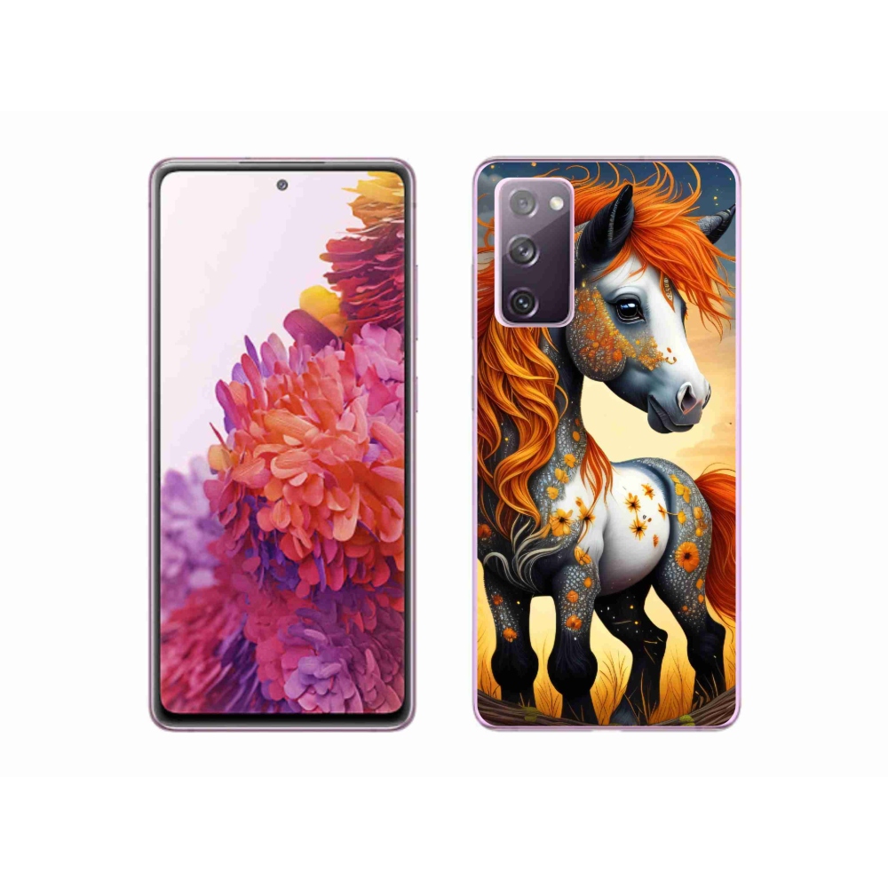 Zselés borítás mmCase Samsung Galaxy S20 FE készülékhez - színes póni