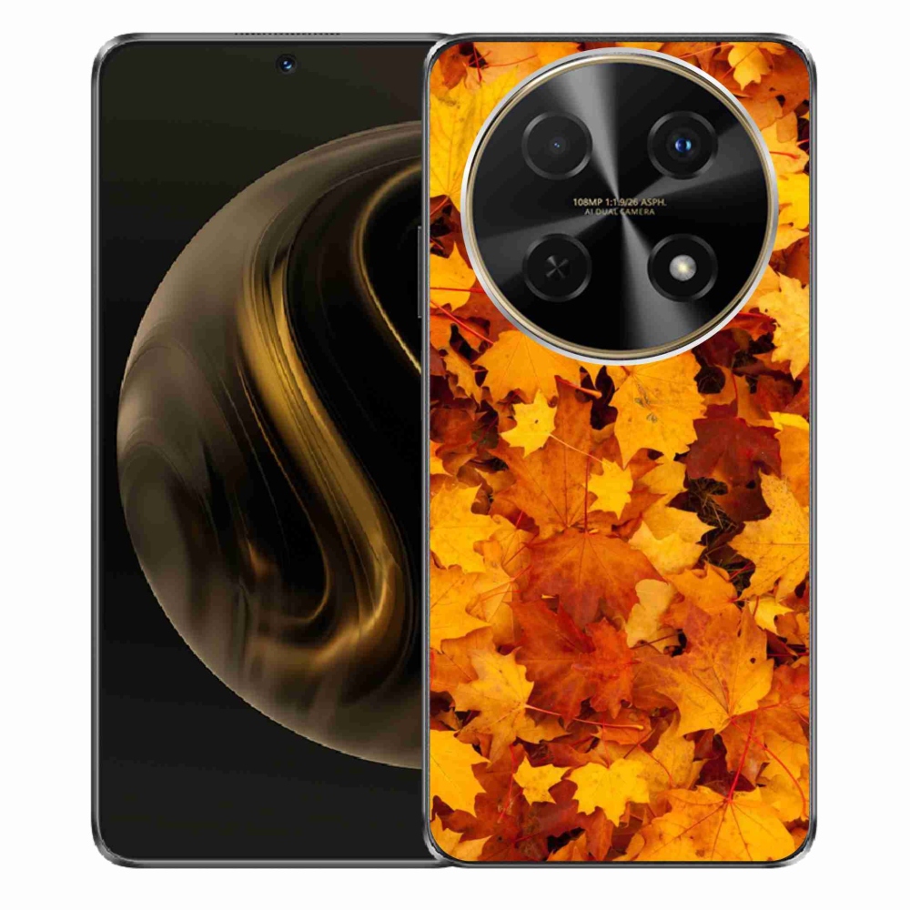 Gél borítás mmCase a Huawei Nova 12i készülékhez - juharlevelek